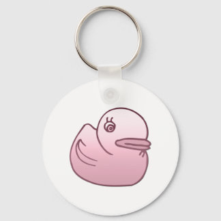 Rosa Duck Schlüsselanhänger