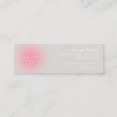 Rosa Duftprobe Parfüm Mini Tester Karte (Vorderseite)