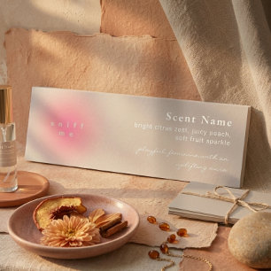 Rosa Duftprobe Parfüm Mini Tester Karte