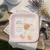 Rosa Dummer Gans Pappteller
