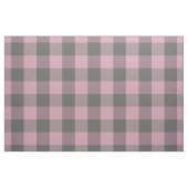 Rosa dunkelgraues Büffel kariert Stoff (Fat Quarter (45,7 x 55,9 cm))