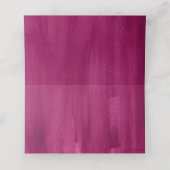 Rosa dunkelrote Hochzeitsgast-Platzkarten Platzkarte (Innenseite Aufgefaltet)