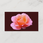 Rosa - dunkle Schokolade Visitenkarte (Rückseite)