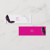Rosa - dünn mini visitenkarte (Vorne/Hinten)