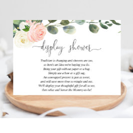 Rosa Duschbrause Mädchen Dusche Begleitkarte