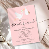 Rosa Dusche per Post Lange Fernsprinkle Einladung