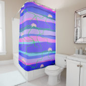 Rosa Duschvorhang (Beispiel)