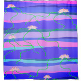 Rosa Duschvorhang (Vorderseite)