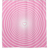 Rosa Duschvorhang - Ihre Farben (Vorderseite)