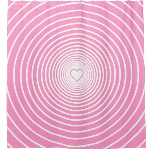 Rosa Duschvorhang - Ihre Farben (Vorderseite)