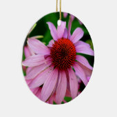 Rosa Echinacea-Blume Keramikornament (Rechts)