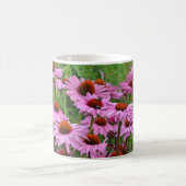 Rosa Echinacea-Garten Kaffeetasse (Mittel)