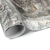 Rosa Efeu Blätter Herbststeinwand Geschenkpapier (Rolleneckpunkt)