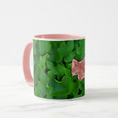 Rosa Efeu-Tasse Tasse (Vorderseite Links)