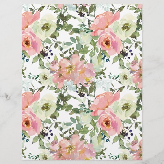 Rosa Eggshell Blush Elegantes Ambiente (Rückseite)