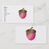 Rosa Eichel Visitenkarte (Vorne/Hinten)