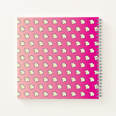 Rosa Eier Gradient Rezept Buch (Rückseite)