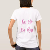 Rosa Eiffeltour T-Shirt (Rückseite)