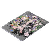 Rosa Eiffelturm Notizblock (Linke Seite)