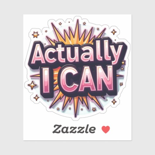 Rosa eigentlich kann ich aufkleber (Blatt)