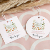 Rosa Ein Albernes Gänse Geburtstag Geschenkanhänger