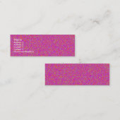 Rosa Eindruck Mini Visitenkarte (Vorne/Hinten)