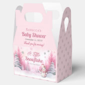 Rosa eine kleine Schneeflocke | Snow Girl Baby Dus Geschenkschachtel (Geöffnet)