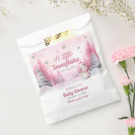 Rosa eine kleine Schneeflocke | Snow Girl Baby Dus Geschenktütchen