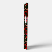 Rosa, eine Linie Abstrakte Formen, Case-Mate iPhone Hülle (Rückseite / Rechts)