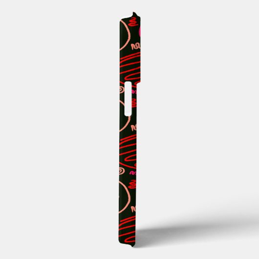 Rosa, eine Linie Abstrakte Formen, Case-Mate iPhone Hülle (Rückseite / Rechts)