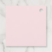 Rosa Einfache Elegante Gold Cross Taufen Christeni Geschenkanhänger (Rückseite)