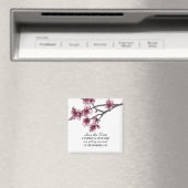 Rosa einfache Kirschblüten speichern das Datumsmag Magnet (In Situ (Geschirrspüler))