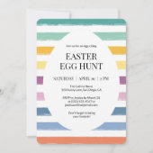 Rosa Einfaches Niedliches Ostereier Party Einladung (Vorderseite)