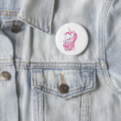 Rosa Einhorn Button (Beispiel)