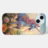 Rosa Einhorn Case-Mate iPhone Hülle (Rückseite (Horizontal))