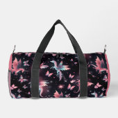Rosa Einhorn-Drache-Mix Duffle Bag (Rückseite)