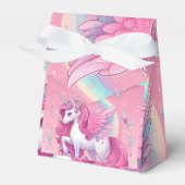 Rosa Einhorn Geschenkschachtel (Vorderseite)