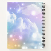 Rosa Einhorn Girls Notizblock (Rückseite)