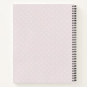 Rosa Einhorn-Handschriftverfahren Notizblock (Rückseite)