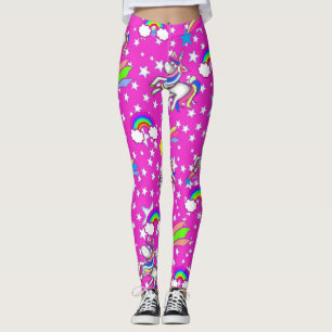 Rosa Einhorn-Leggings Leggings
