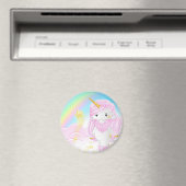 Rosa Einhorn Magnet (In Situ (Geschirrspüler))