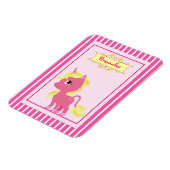 "Rosa Einhorn" Magnet (Linke Seite)