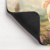 Rosa Einhorn Mousepad (Ecke)
