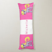 Rosa Einhorn Seitenschläferkissen (Rückseite (Vertikal))