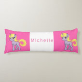 Rosa Einhorn Seitenschläferkissen (Vorderseite)