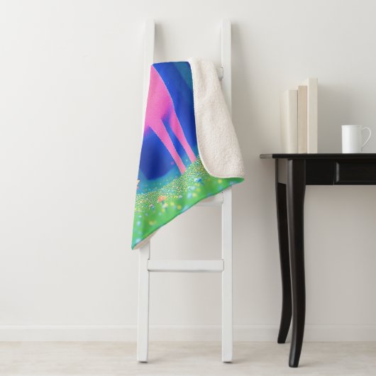 Rosa Einhorn Sherpadecke (Beispiel)