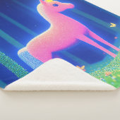 Rosa Einhorn Sherpadecke (3/4)