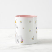 Rosa Einhorn Tasse (Zentrum)