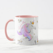 Rosa Einhorn Tasse (Links)
