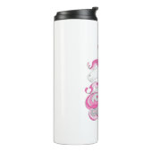 Rosa Einhorn Thermosbecher (Nach links gedreht)